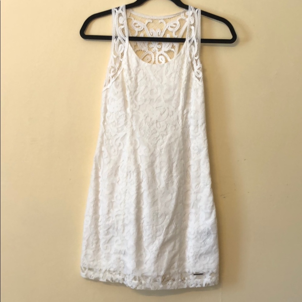 Abercrombie and Fitch white lace dress
